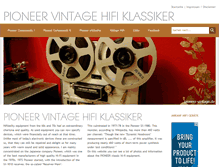 Tablet Screenshot of pioneer-vintage.de